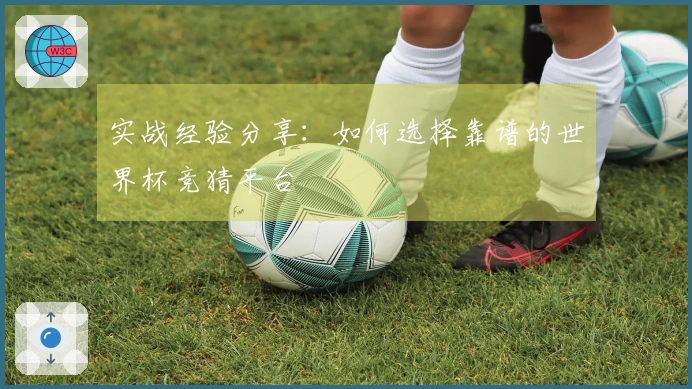 实战经验分享：如何选择靠谱的世界杯竞猜平台
